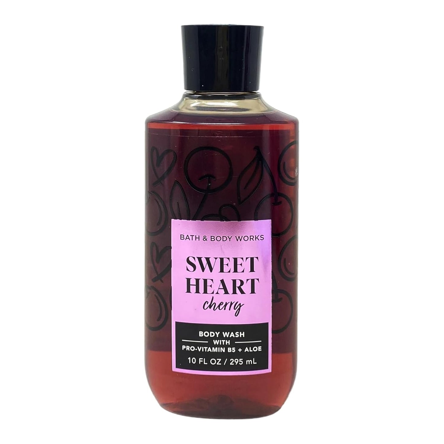 Sweet Heart Cherry 3 Piece Gift Set with a Cherry on Top Bar Soap - Fragrance Mist - Body Cream and Body Wash - Full Size