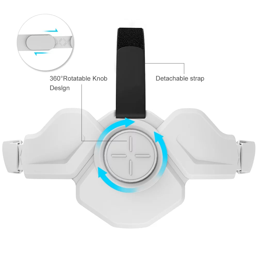 2021 Meta Quest 2 All-In-One VR Headset, Touch Controllers, 256GB SSD, 3D Audio, 1832X1920 up to 90 Hz Refresh Rate LCD, Mytrix Head Strap, Carrying Case, Earphone, Link Cable (3M)