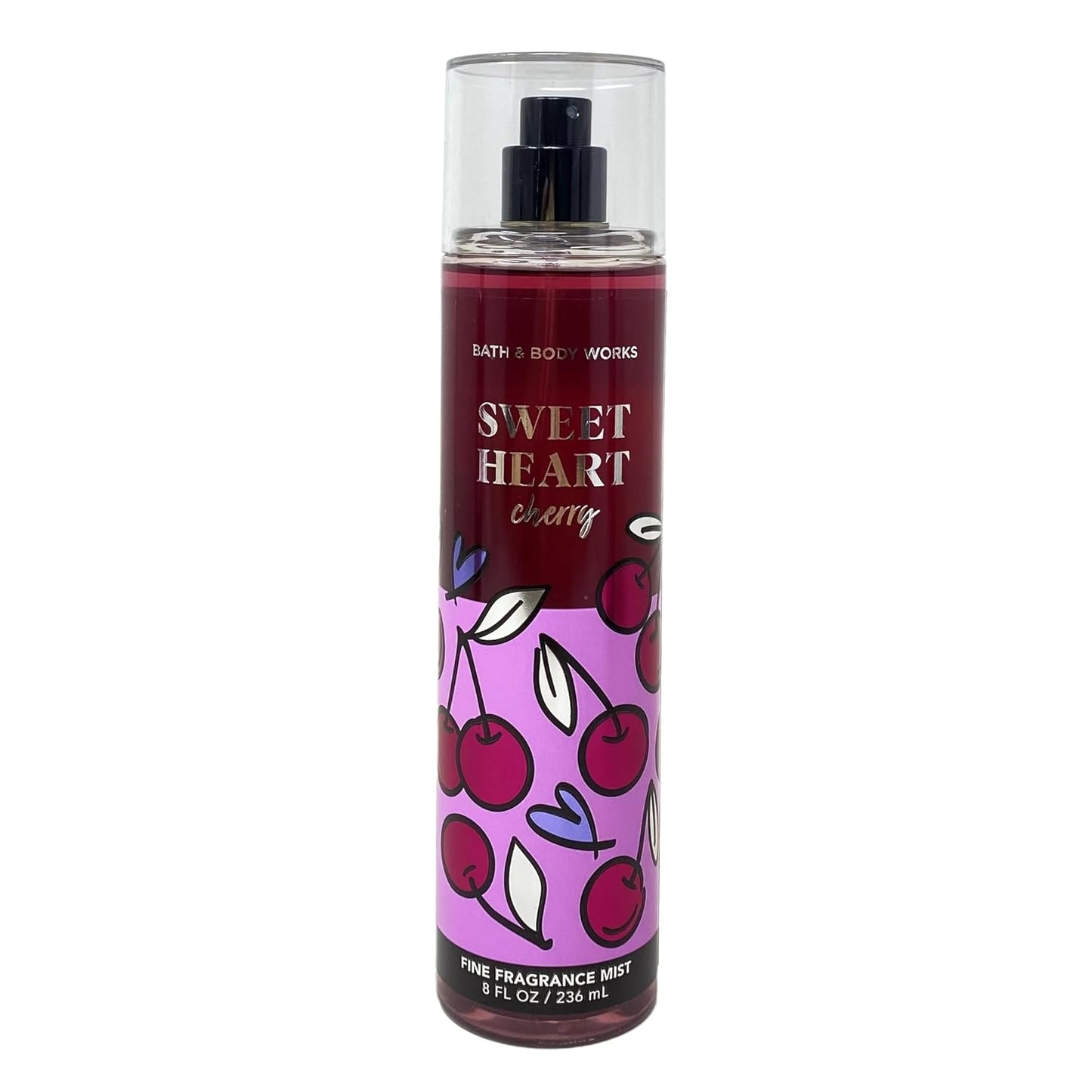 Sweet Heart Cherry 3 Piece Gift Set with a Cherry on Top Bar Soap - Fragrance Mist - Body Cream and Body Wash - Full Size