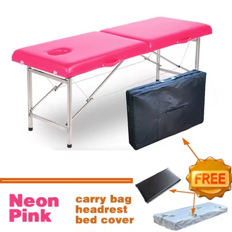Portable Massage Table Professional Folding Aesthetic Spa Tattoo Stretchers Couch Beauty Salon Foldable Massage Bed Esthetique