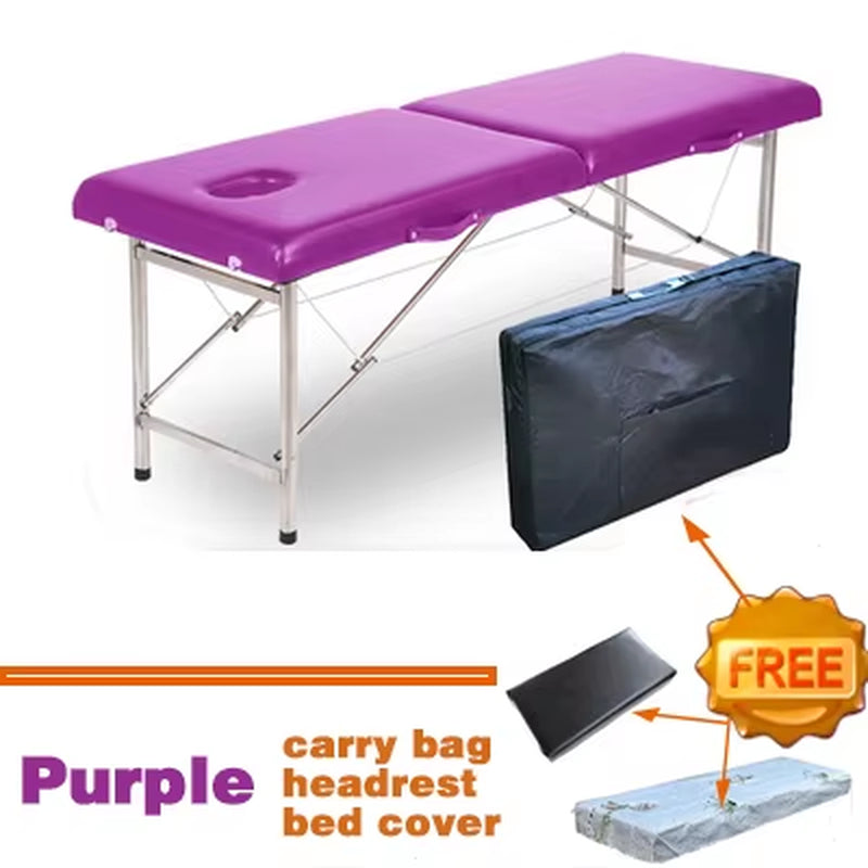 Portable Massage Table Professional Folding Aesthetic Spa Tattoo Stretchers Couch Beauty Salon Foldable Massage Bed Esthetique