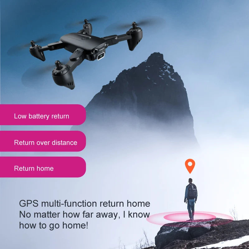 F6 GPS Drone 4K Camera HD FPV Drones with Follow Me Wifi Optical Flow Foldable RC Quadcopter Professional Dron Toys