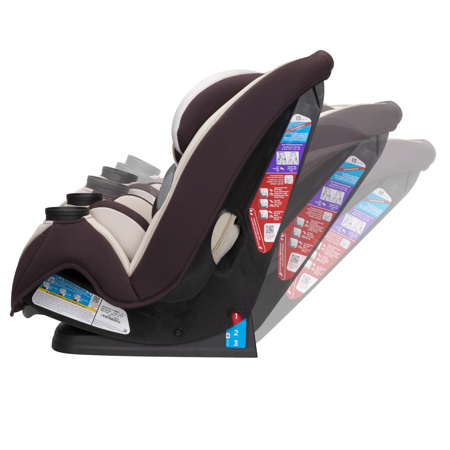 Grow and Go All-In-One Convertible Car Seat, Dunes Edge,