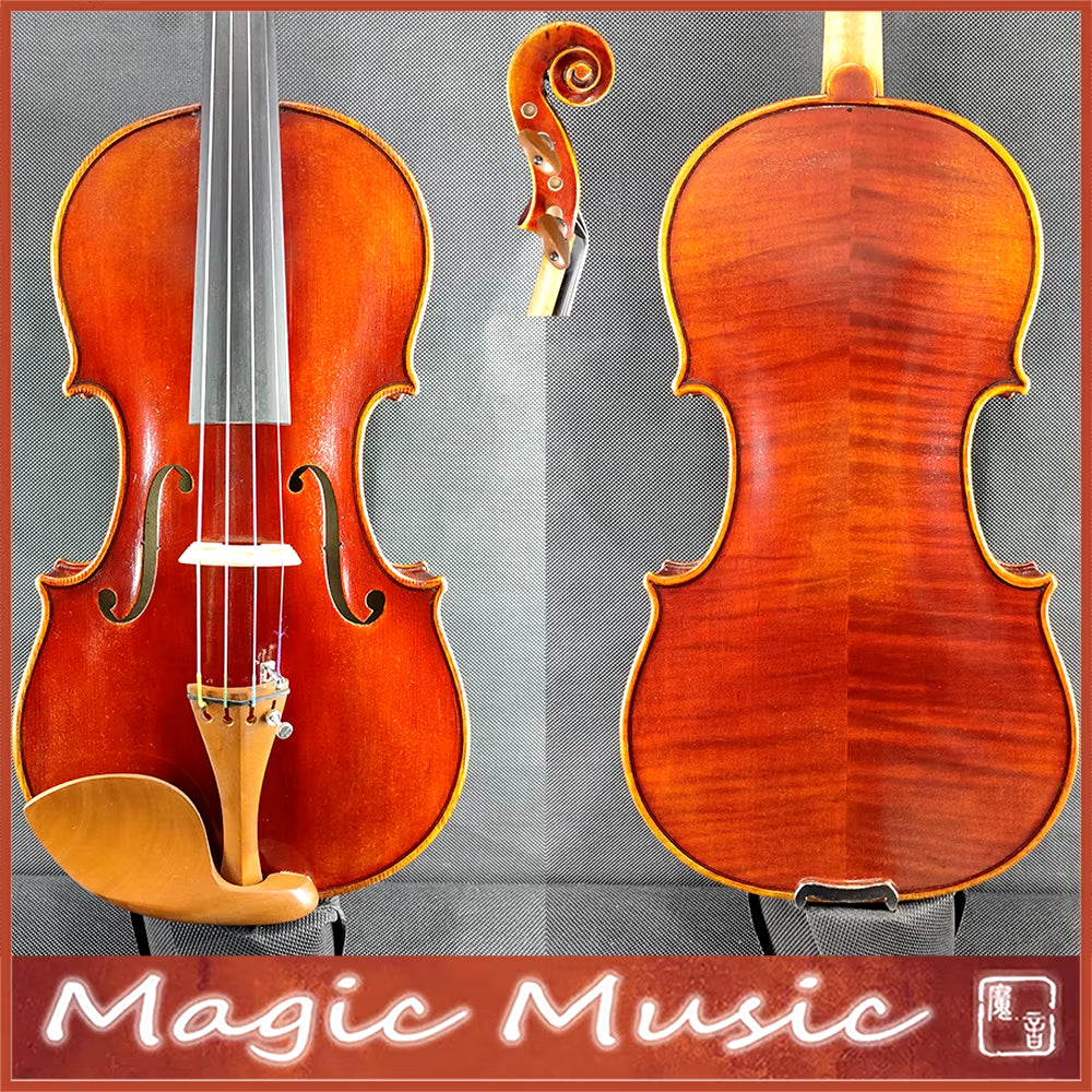 50 Years Old Spruce, the Red Mendelssohn Violin 4/4 Size #3119, Ca.1721 Stradivarius Violine, Handmade Oil, Antiqued Varnish