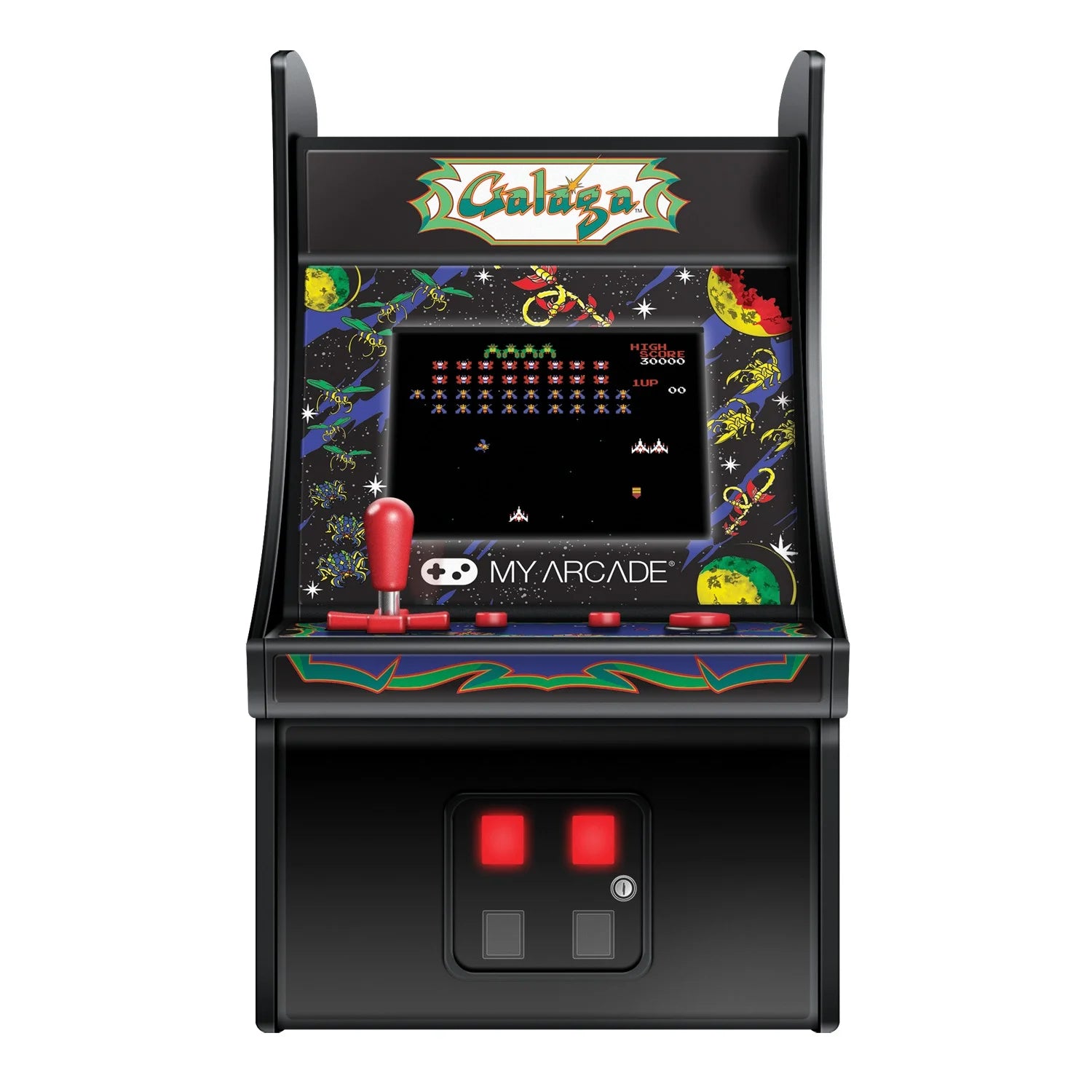 6" Collectible Retro Galaga Micro Player