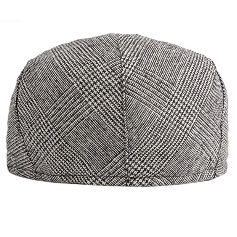 Women Men Hats Beret Caps Black Herringbone Newsboy Baker Boy Hats Tweed Flat Cap Mens Hat Spring Autumn Hats Boinas