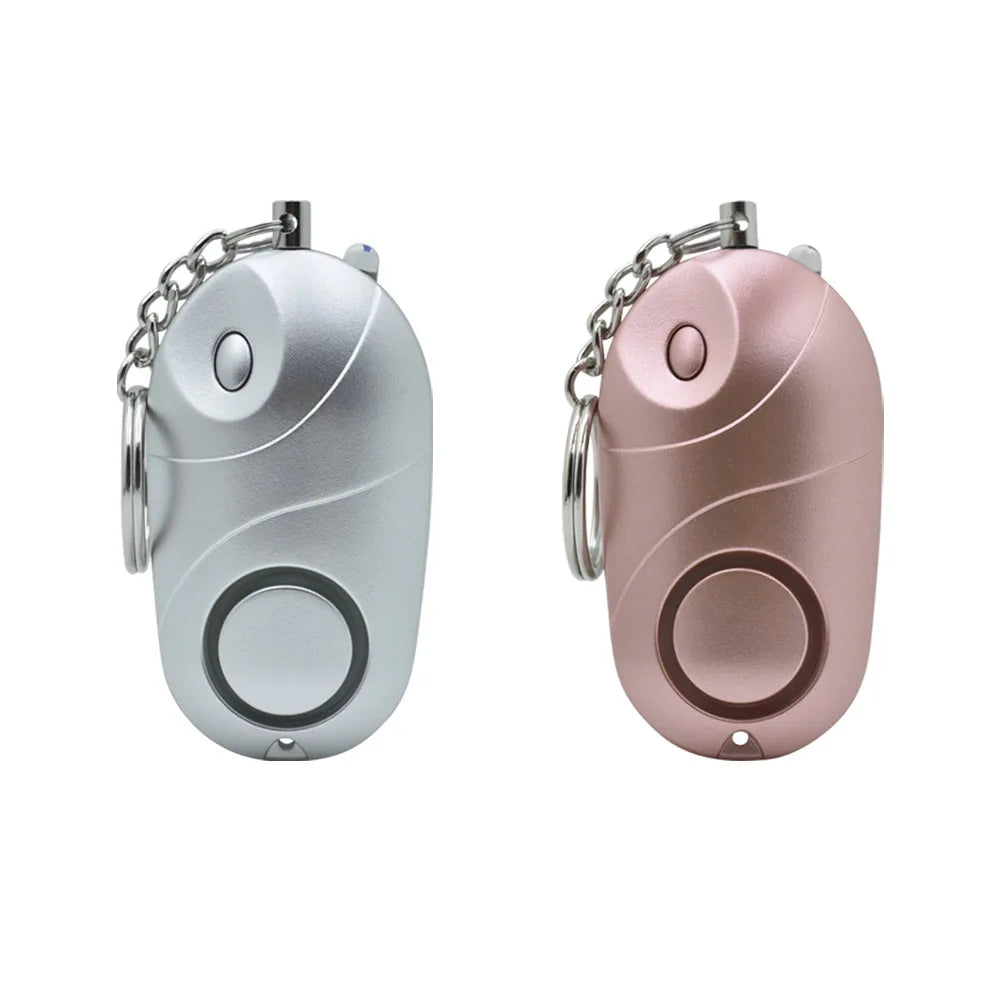 Personal Alarm Woman Self Defense Keychain Set 130Db Safe Sound Personal Alarm Self-Defense Key Chain Emergency Anti-Attack