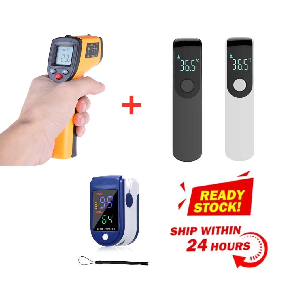 Hot 2023 Non-Contact Infrared Thermometer Digital LCD Laser Home Industrial Measurement Temperature Meter Worldwide Dropshipping