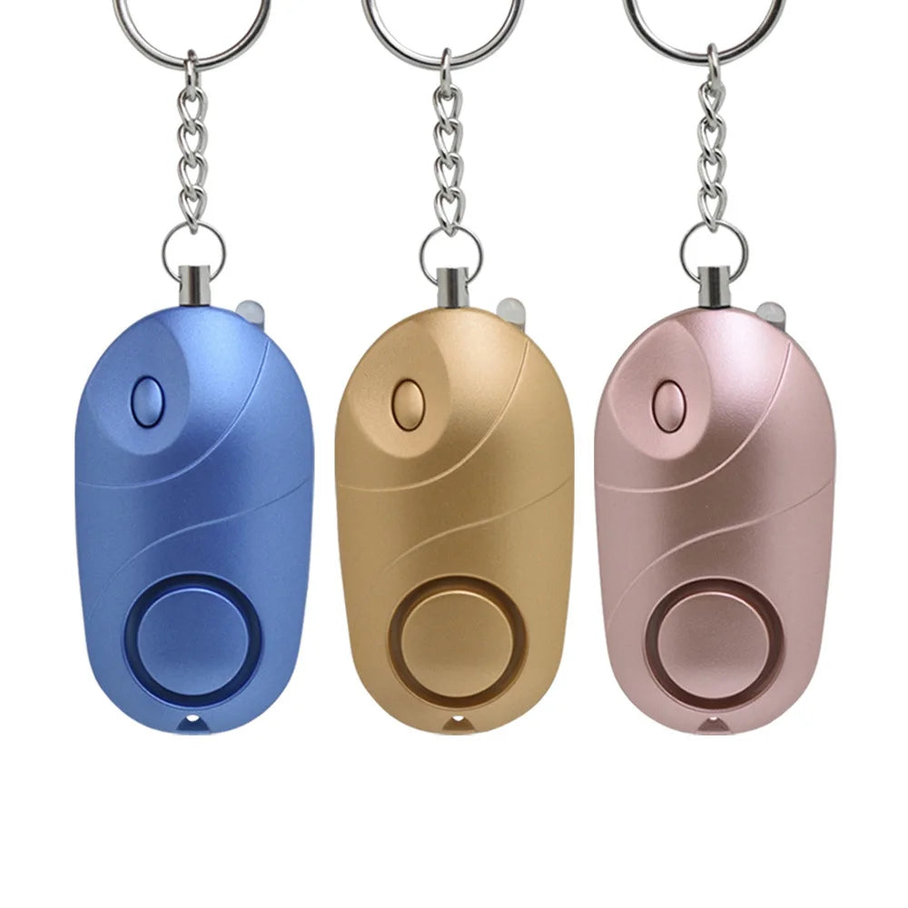 Personal Alarm Woman Self Defense Keychain Set 130Db Safe Sound Personal Alarm Self-Defense Key Chain Emergency Anti-Attack