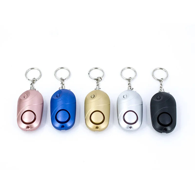 Personal Alarm Woman Self Defense Keychain Set 130Db Safe Sound Personal Alarm Self-Defense Key Chain Emergency Anti-Attack