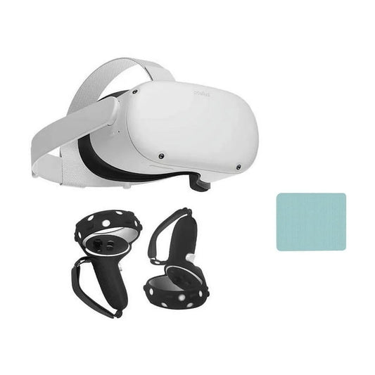 Meta Quest 2 () - Advanced All-In-One Virtual Reality Headset 128GB Bundle + Mazepoly Accessories