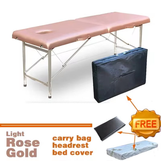 Portable Massage Table Professional Folding Aesthetic Spa Tattoo Stretchers Couch Beauty Salon Foldable Massage Bed Esthetique