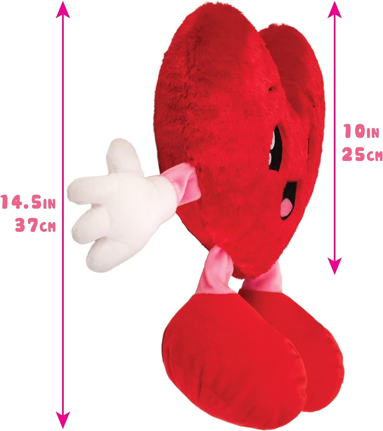 Sweetheart (Heart) - 10" Patented Gourmet Strawberry Scented Stuffed Plush - Valentines, Gifts for Kids, Gift Guide