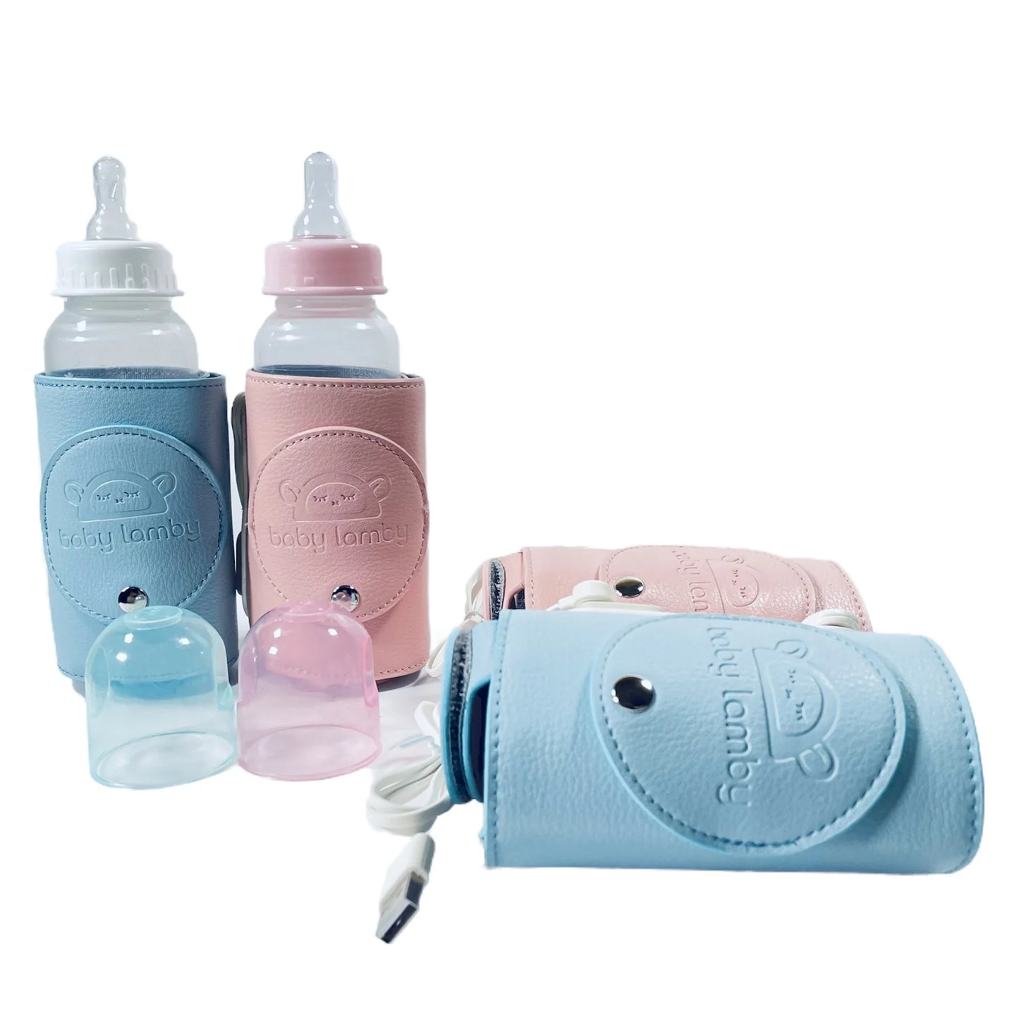 Baby Lamby Portable Travel Bottle Warmer with USB Connector