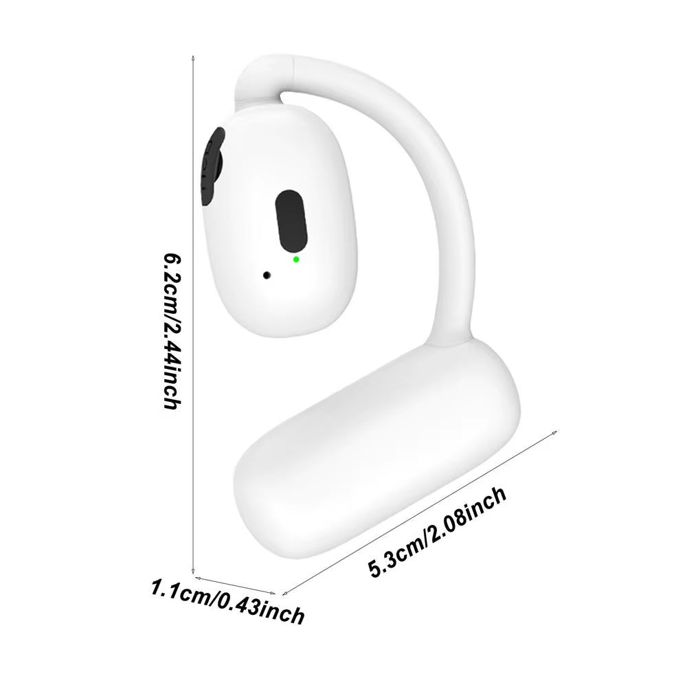 Open Ear Headphones Comfortable Noise-Canceling Ear Buds IPX5 Waterproof Wireless Headphones Long Battery Life for Hands-Free