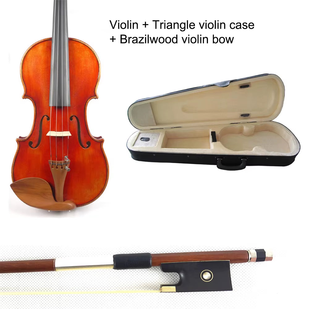 50 Years Old Spruce, the Red Mendelssohn Violin 4/4 Size #3119, Ca.1721 Stradivarius Violine, Handmade Oil, Antiqued Varnish