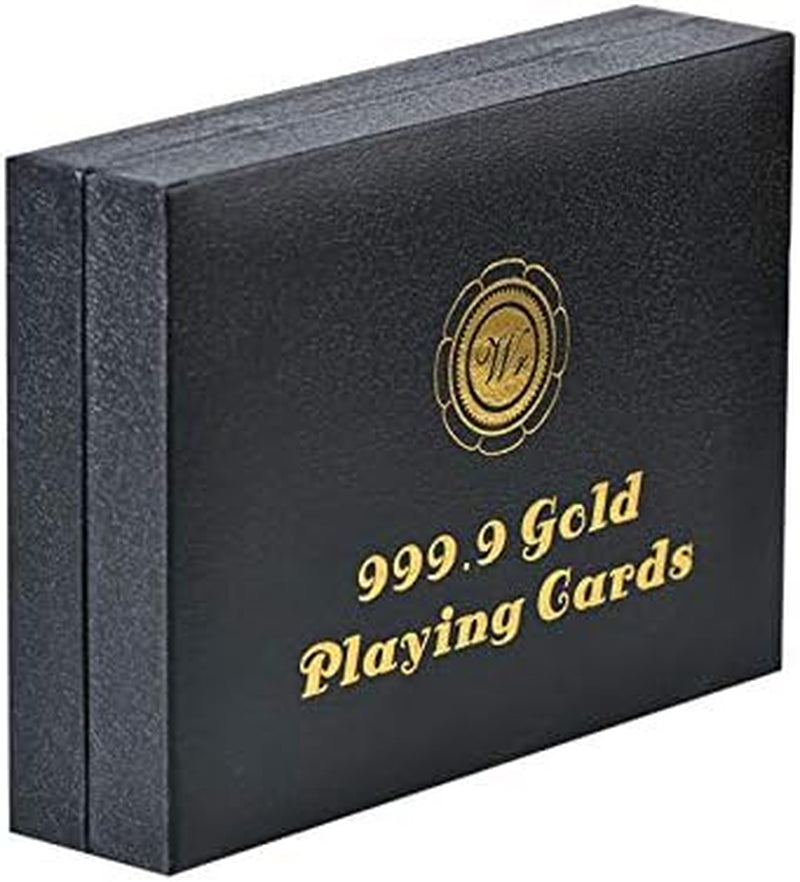 Donald Trump Playing Cards - Gold Plated Playing Cards Gold Plated Deck of Waterproof Poker Cards for Game for Table Games Good Gift for Friends, Men, Boyfriends (Gold&Silver W/Box)